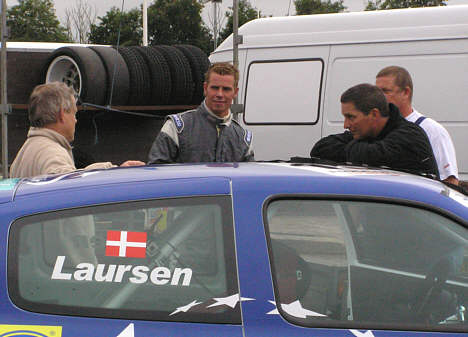 Bjørn Smedegaard Laursen var ene Clio Cup kører.
(Foto: Motorsporten.dk)